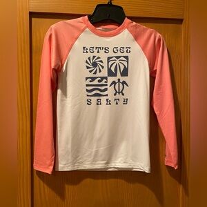 Salt Life Girl’s Let’s get Salty Long Sleeve SLX (Drifit) Shirt NWT Size S